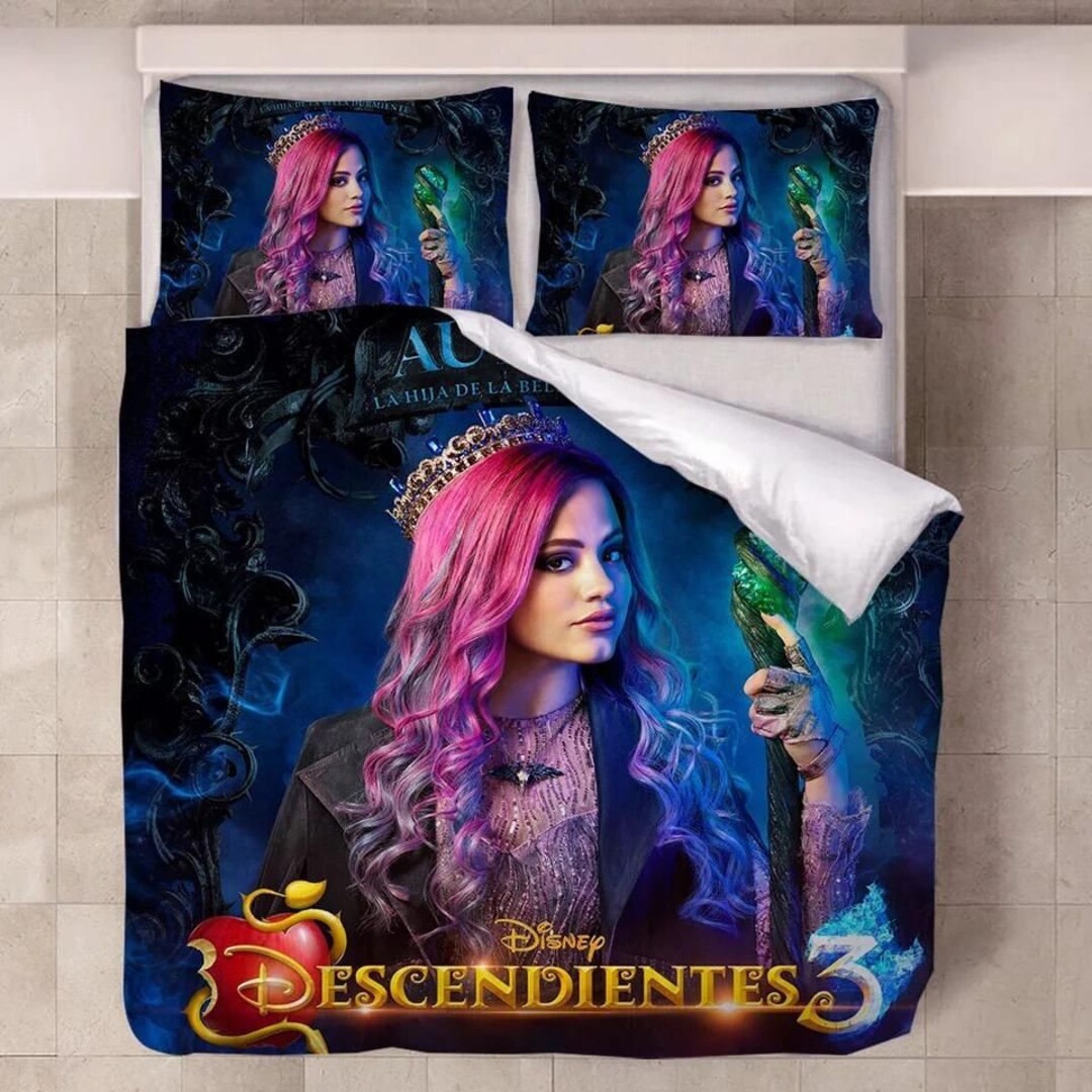 Descendants Mal Carlos Evie Jay 5 Duvet Cover Pillowcase Etsy