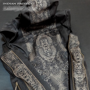 FRAKTAL VEST alternative clothing goa trance psytrance festivals pirate psywear darkpsy independent designer streetwear urban tribal