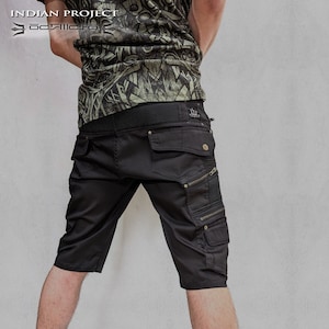 Short pants GAMA alternative clothing goa trance psytrance festival pirate psywear darkpsy independent designer streetwear urban tribal
