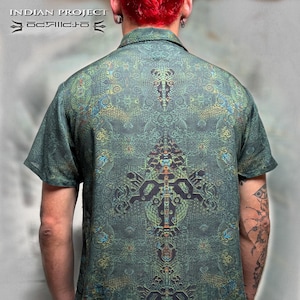 Shirt Indian Project ACID GARDEN psychedelic buttonshirts