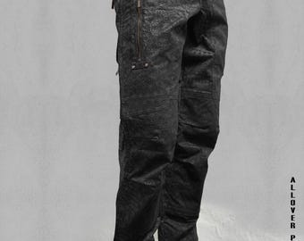 Goa Cargo Pants Psystars - Psytrance Punk Print - Festival Rave Pants - Tribal Techwear - Multi Pocket