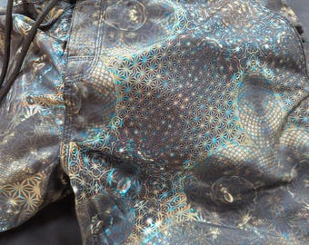 Board Shorts PSYLAND | Psychedelic Print | Mens Psytrance Swimwear