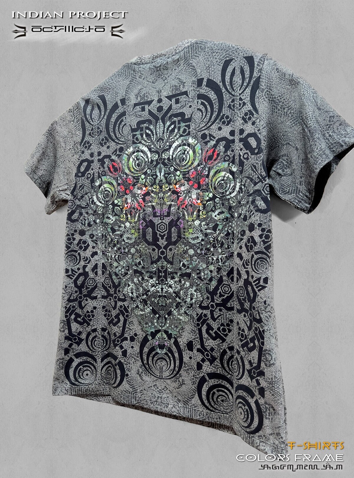 T-Shirt COLORS FRAME Indian Project Tribal Psytrance