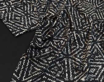 White Velvet Psytrance T-shirt | Minimal Graphic Print | Allover Digital Screen Print | Goa Festival Tee