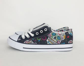 day of the dead converse shoes