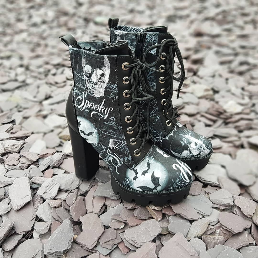 cute goth boots