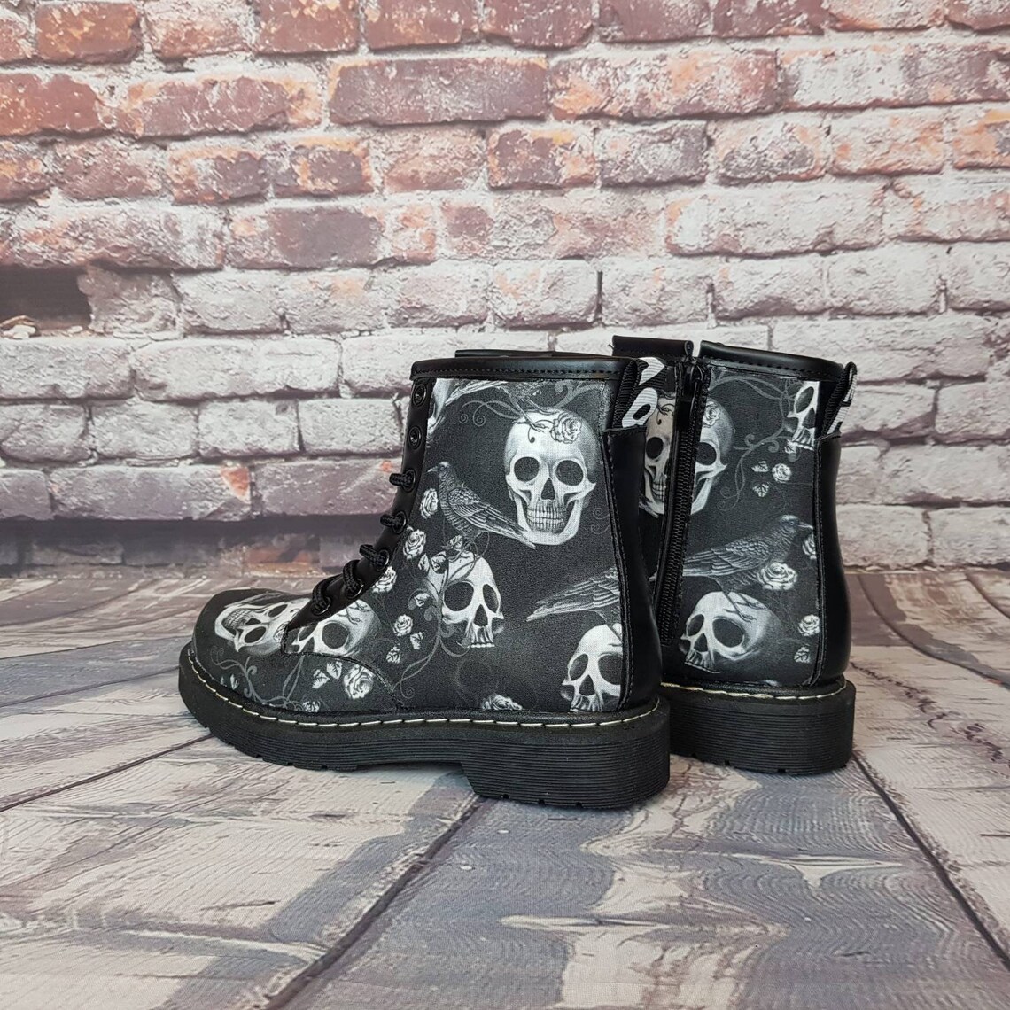 UrbanCraft - PU Leather Low Tube Boots by The Nevermore