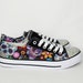 Day of the dead, custom shoes, women shoes, sugar skull shoes, custom skull shoes, alternative, custom converse style pumps, gift for her 