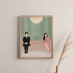 Reina de las Lágrimas Kdrama Fanart Coreano 눈물의 여왕 Imprimir