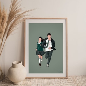 Todos estamos muertos (Namra & Suhyeok) Kdrama Korean Lomon Choi Yihyun Fanart 지금 우리 학교는 Imprimir