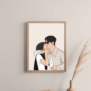Reina de las Lágrimas [Vacaciones] Kdrama Korean Fanart 눈물의 여왕 Imprimir