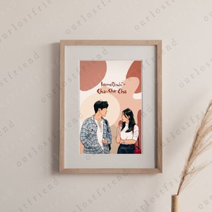 Ciudad natal Cha Cha Cha Yoghurt KDrama Print - Drama coreano 갯마을 차차차 Shin Mina Kim Seonho