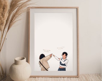 Extraordinary Attorney Woo (Friends) Kdrama Korean Fanart 이상한 변호사 우영우 Print