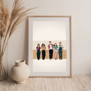 Twenty Five Twenty One (Retro Squad) Kdrama Korean Nam Joo Hyuk Kim Tae Ri Fanart 스물다섯 스물하나 Print