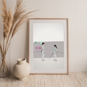Twenty Five Twenty One (escrime) Kdrama coréen Nam Joo Hyuk Kim Tae Ri Fanart 스물다섯 스물하나 Impression