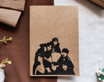 Handmade BTS Cute Notebooks Version 5 Love Yourself Kim Taehyung Jimin Jungkook Jhope Suga Jin RM V KPOP Korean Stationary  Sketchbook Blank