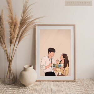 Pronóstico del amor y el clima Kdrama Fanart coreano 기상청 사람들: 사내연애 잔혹사 편 Imprimir