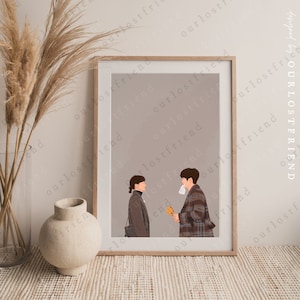 Nuestro amado verano comienza de nuevo Kdrama Art Print coreano Choi Woosik Kim Dami Fanart 그 해 우리는
