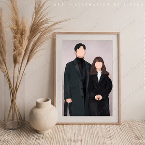 Doom a su servicio KDrama Art Print ~ Drama coreano 어느 날 우리 집 현관으로 멸망이 들어왔다 Park Bo-young Seo In-Guk