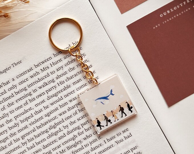 Extraordinary Attorney Woo whale Keychain Kdrama Korean Fanart 이상한 변호사