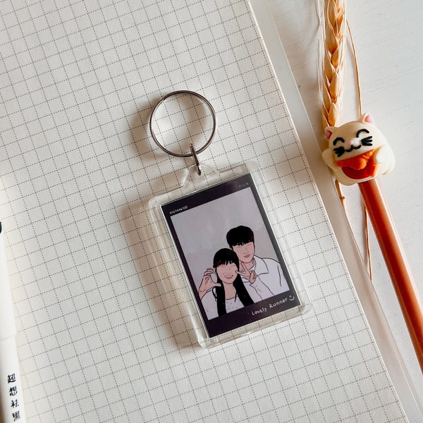 Lovely Runner Keychain - Kdrama Korean Fanart Art Acrylic 선재 업고 튀어 Kim Hyeyoon Byeon Wooseok