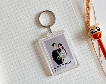 Queen of Tears Keychain - Kdrama Korean Fanart Art Acrylic [Wedding]