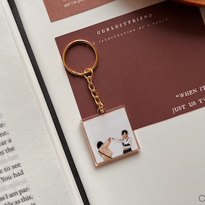 Llavero extraordinario abogado Woo (Amigos) - Kdrama Korean Fanart 이상한 변호사 우영우 Keyring Charm