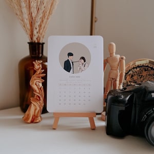 Kdrama 2025 Desk Calendar Full Year (12 months) Version 3