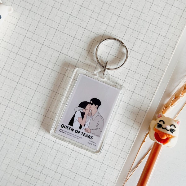 Queen of Tears Keychain - Kdrama Korean Fanart Art Acrylic [Vacation]