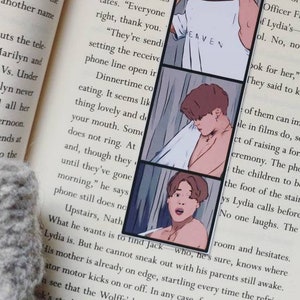 Jimin Polaroid Print Bookmark Double-Sided Photo Digital Art BTS KPOP 방탄소년단