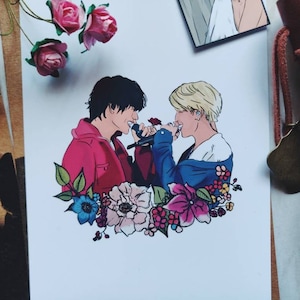 Jimin & V Kim Taehyung MAMA Imprimir Foto Arte Digital BTS KPOP 방탄소년단