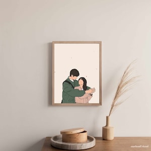 Impresión de Lovely Runner [Flor de cerezo] - Kdrama Korean Fanart 선재 업고 튀어 Kim Hyeyoon Byeon Wooseok