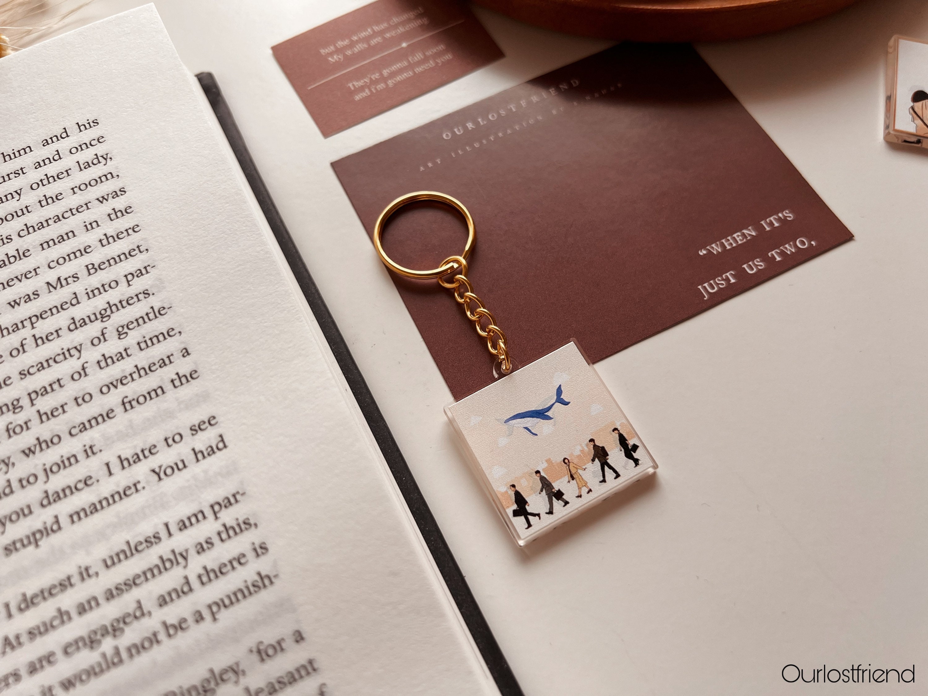 Extraordinary Attorney Woo whale Keychain Kdrama Korean Etsy