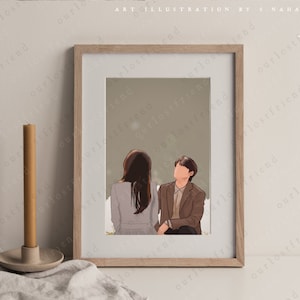 Cita a ciegas Juventud de mayo KDrama Art Print ~ Drama coreano 오월의 청춘 Dohyun Minsi