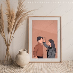 Vincenzo Brown KDrama Art Print ~ Drama coreano 빈센조 Song JoongKi Jeon YeoBeen