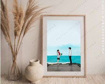 Buchweizen Blumen Kobold Kdrama Art Prints koreanischen Ji Eun Tak Gong yoo Go Fun Kim Shin Fanart 괜괮 beste Print
