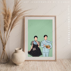 Dali y el príncipe engreído KDrama Print ~ Drama coreano 달리와 감자탕 Kim Min-Jae Park Gyu-young