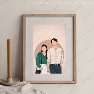 Primera cita Juventud de mayo KDrama Art Print ~ Drama coreano 오월의 청춘 Dohyun Minsi
