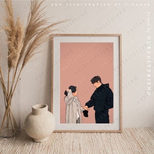The King: Eternal Monarch Kdrama Art Prints Korean Fanart Lee Min-ho Kim Go-eun 더 킹 영원의 군주  Print