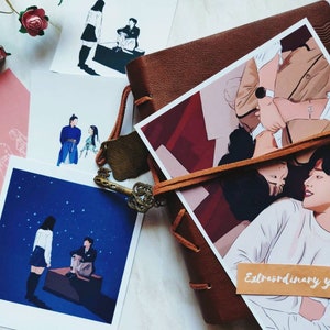 Extraordinario You Kdrama Art Prints Drama coreano Haru Eun Danoh Kim Hye-Yoon Rowoon Fanart Julio encontrado por casualidad 어쩌다 발견한 하루