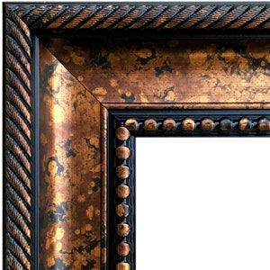 West Frames Santino Bronze Black Traditional Classic Wall Picture Frame 3.25" Wide