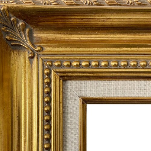 West Frames Estelle Antique Gold Leaf Wood French Baroque Etsy