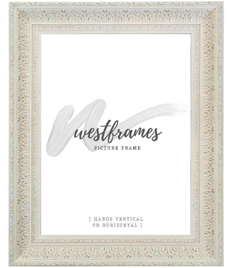 West Frames Elegance French Ornate Embossed Wood Picture Frame Etsy