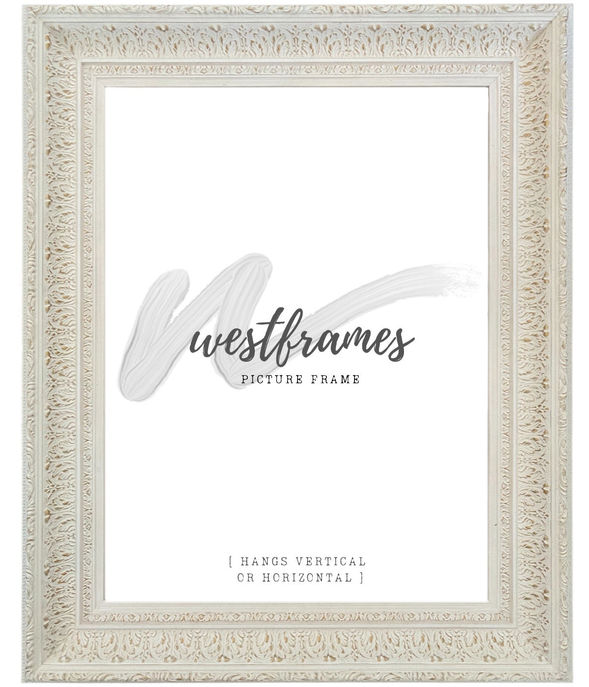 .com - FRAMES BY POST Shabby Chic White Picture Photo Frame