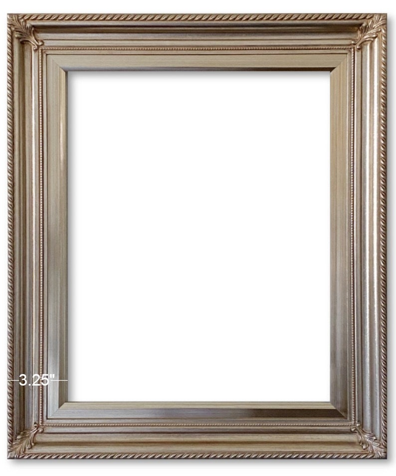 West Frames Gatsby Antique Champagne Leaf Wood Baroque Picture Etsy