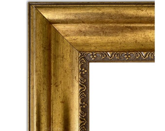 West Frames Stella Modern Vintage Ornate Gold Finish Wall Picture Frame 3" Wide