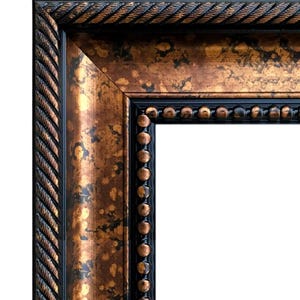 West Frames Santino Bronze Black Traditional Classic Wall Picture Frame 3.25" Wide