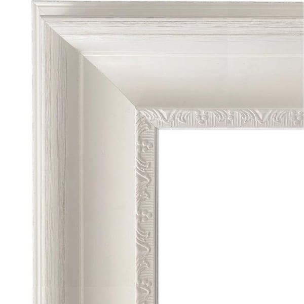 West Frames Stella Cottage French Shabby Ornate White Finish Wall Picture Frame 3" Wide
