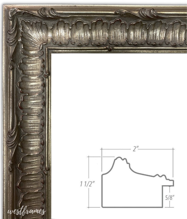 West Frames Giselle Ornate Embossed Wood 2 Picture Frame Etsy