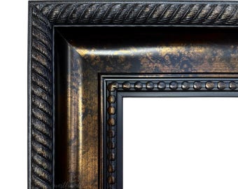 West Frames Santino Dark Bronze Traditional Classic Wall Picture Frame 3.5" Wide